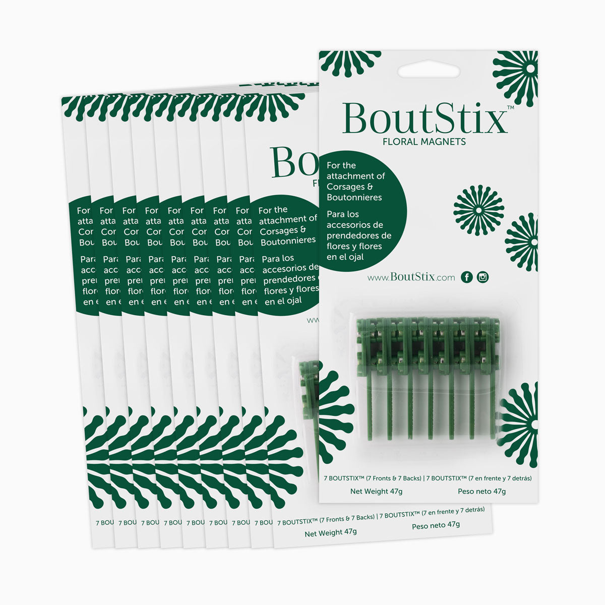 BoutStix Premium Floral Magnets