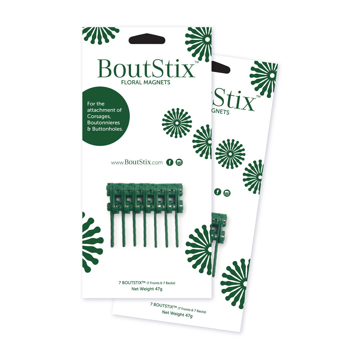 BoutStix Floral Magnets